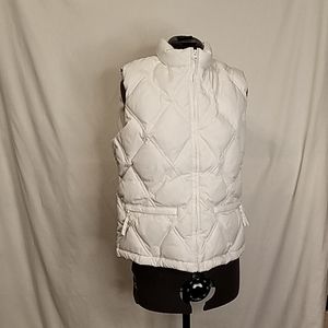 White winter vest by GAP fleeced lined